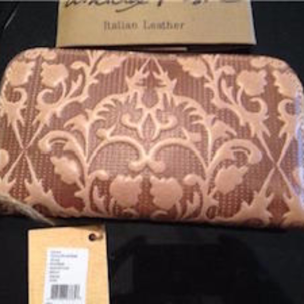 PATRICIA NASH  Biscay Sand Wristlet Wallet  NWT